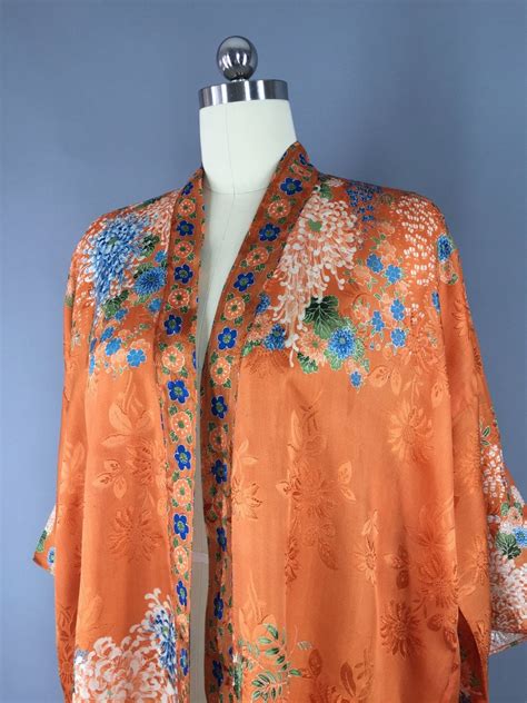 robe 1920|1920s silk kimono robe.